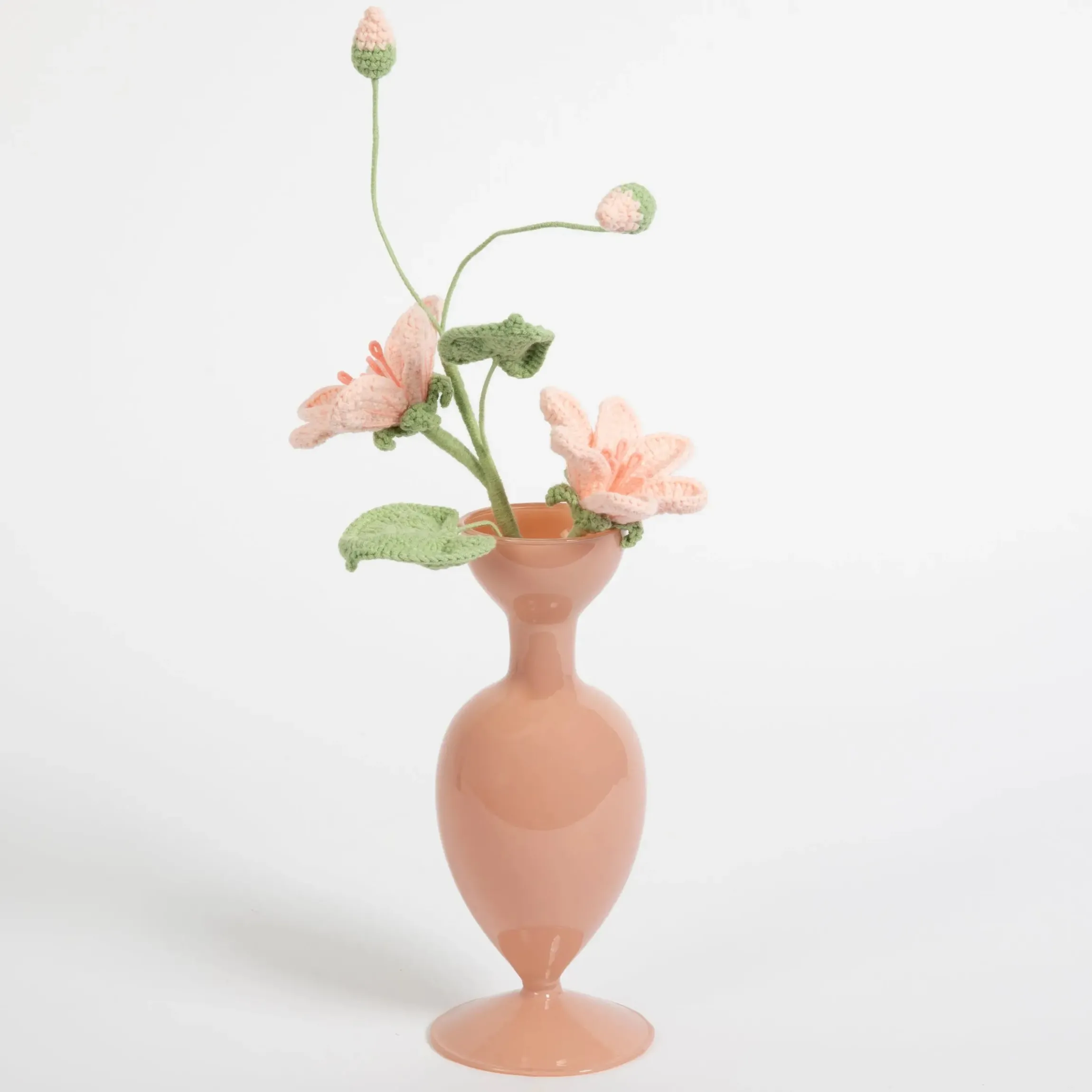 GigiandTom Aphrodite Milk Glass Vase Pink| Vases & Planters