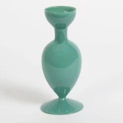 GigiandTom Apollo Milk Glass Vase Green| Vases & Planters