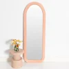GigiandTom Archway Velvet Full Length Mirror Peach| Furniture, Mirrors & Lighting