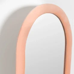 GigiandTom Archway Velvet Full Length Mirror Peach| Furniture, Mirrors & Lighting