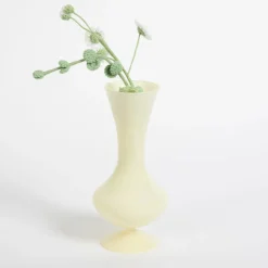 GigiandTom Artemis Milk Glass Vase Ivory| Vases & Planters