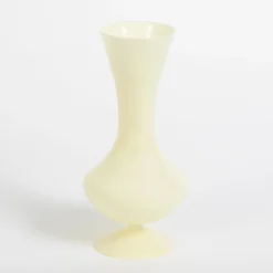 GigiandTom Artemis Milk Glass Vase Ivory| Vases & Planters