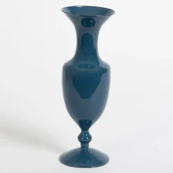 GigiandTom Astora Milk Glass Vase Navy| Vases & Planters