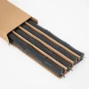 GigiandTom Bamboo Taper Candle 4 Pack Black| Candles & Candle Holders