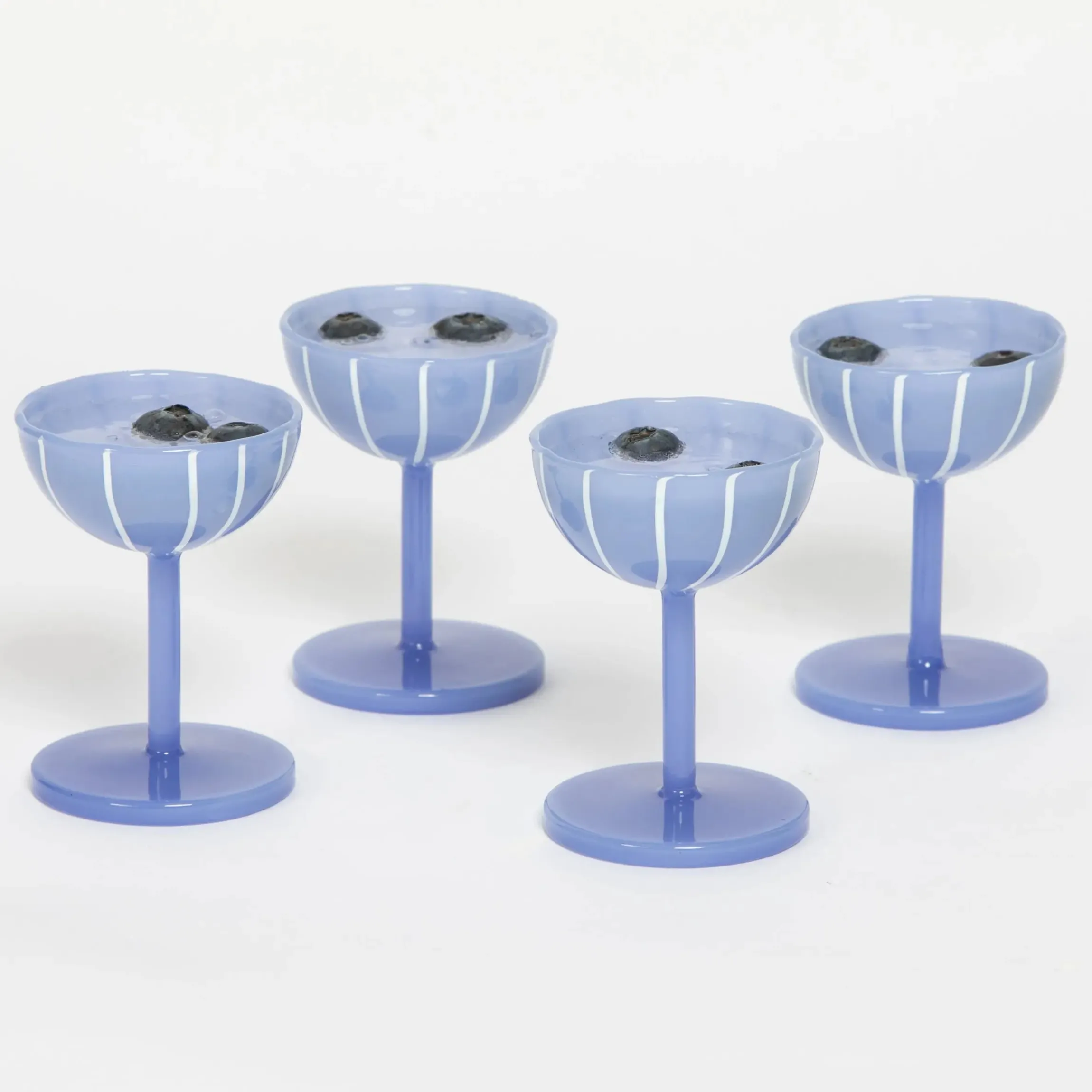 GigiandTom Bandeau Shot Glass Set of 4 Blue| Drink & Barware