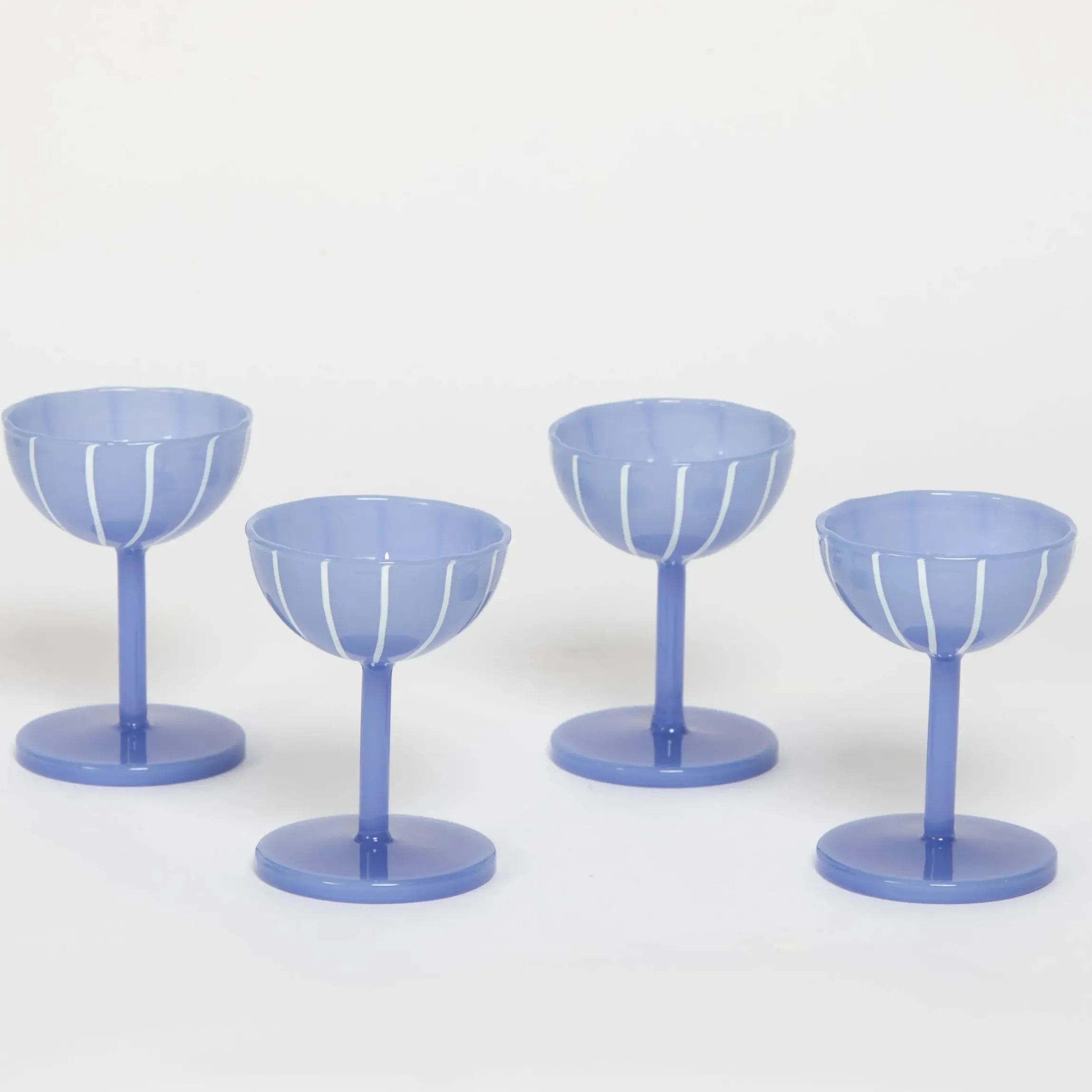 GigiandTom Bandeau Shot Glass Set of 4 Blue| Drink & Barware