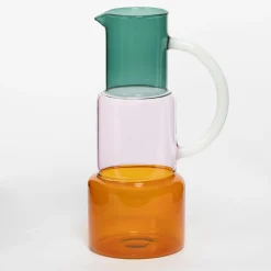 GigiandTom Beatnik Multicolour Glass Pitcher| Drink & Barware