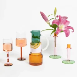 GigiandTom Beatnik Multicolour Glass Pitcher| Drink & Barware