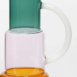 GigiandTom Beatnik Multicolour Glass Pitcher| Drink & Barware