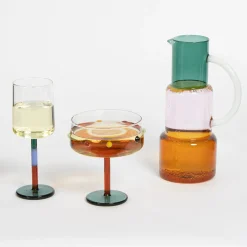 GigiandTom Beatnik Multicolour Glass Pitcher| Drink & Barware