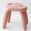 GigiandTom Berber Stool Boucle Pink| Furniture, Mirrors & Lighting