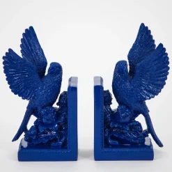 GigiandTom Blue Bird Resin Bookends| Decor