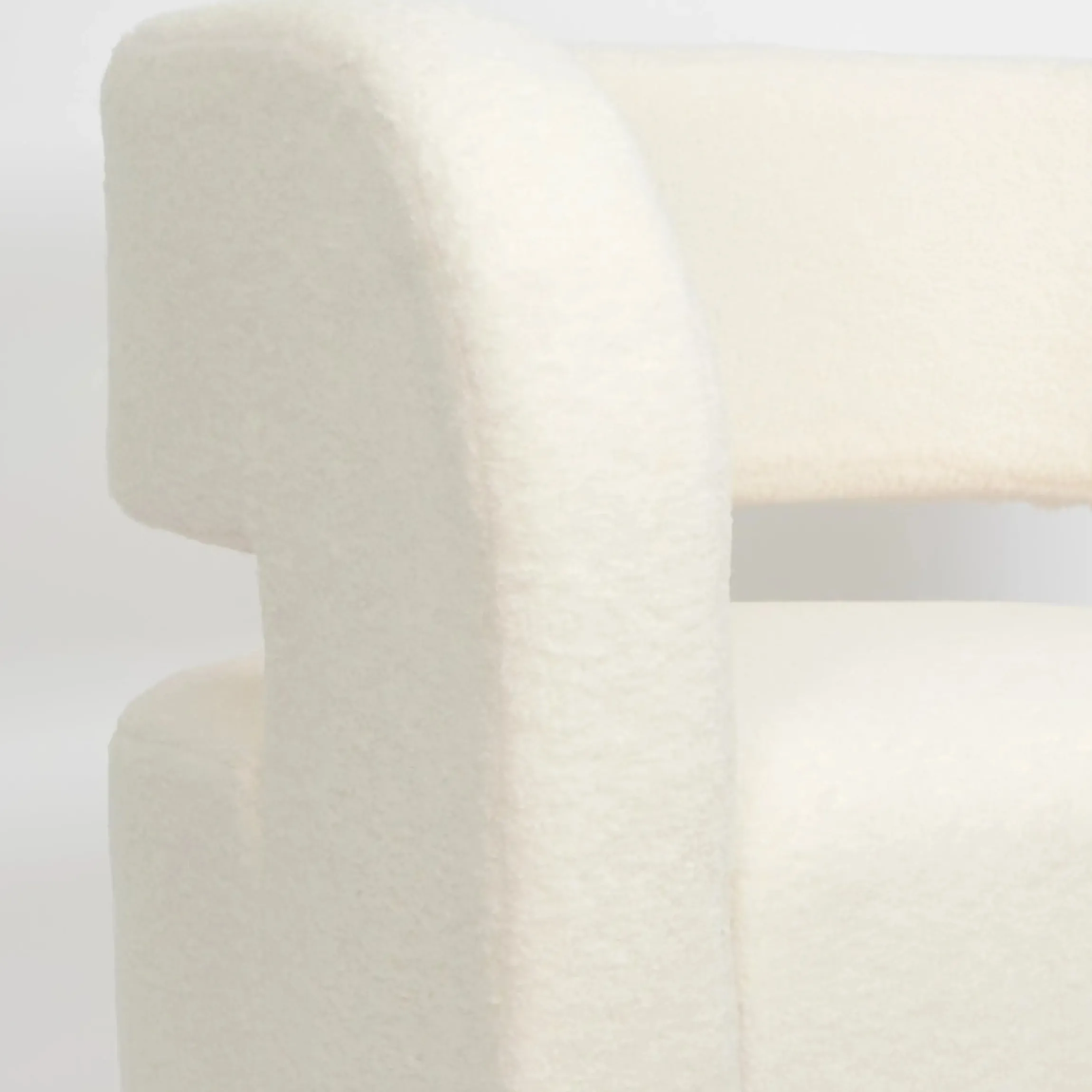 GigiandTom Boucle Club Chair Off White| Furniture, Mirrors & Lighting