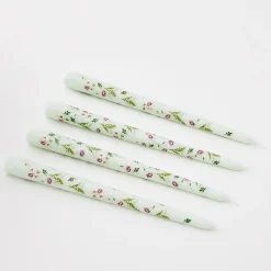 GigiandTom Bouquet Soy Taper Candle 4 Pack Sage| Candles & Candle Holders
