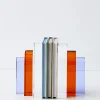 GigiandTom Bow Crystal Bookends Amber Purple| Decor