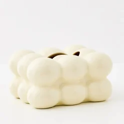 GigiandTom Bubble Ceramic Tissue Box Cover| Decor
