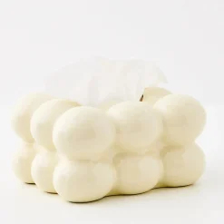 GigiandTom Bubble Ceramic Tissue Box Cover| Decor