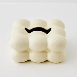 GigiandTom Bubble Ceramic Tissue Box Cover| Decor