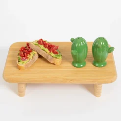 GigiandTom Cactus Cowboy Ceramic Salt & Pepper Shakers| Kitchen & Dining