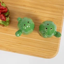 GigiandTom Cactus Cowboy Ceramic Salt & Pepper Shakers| Kitchen & Dining