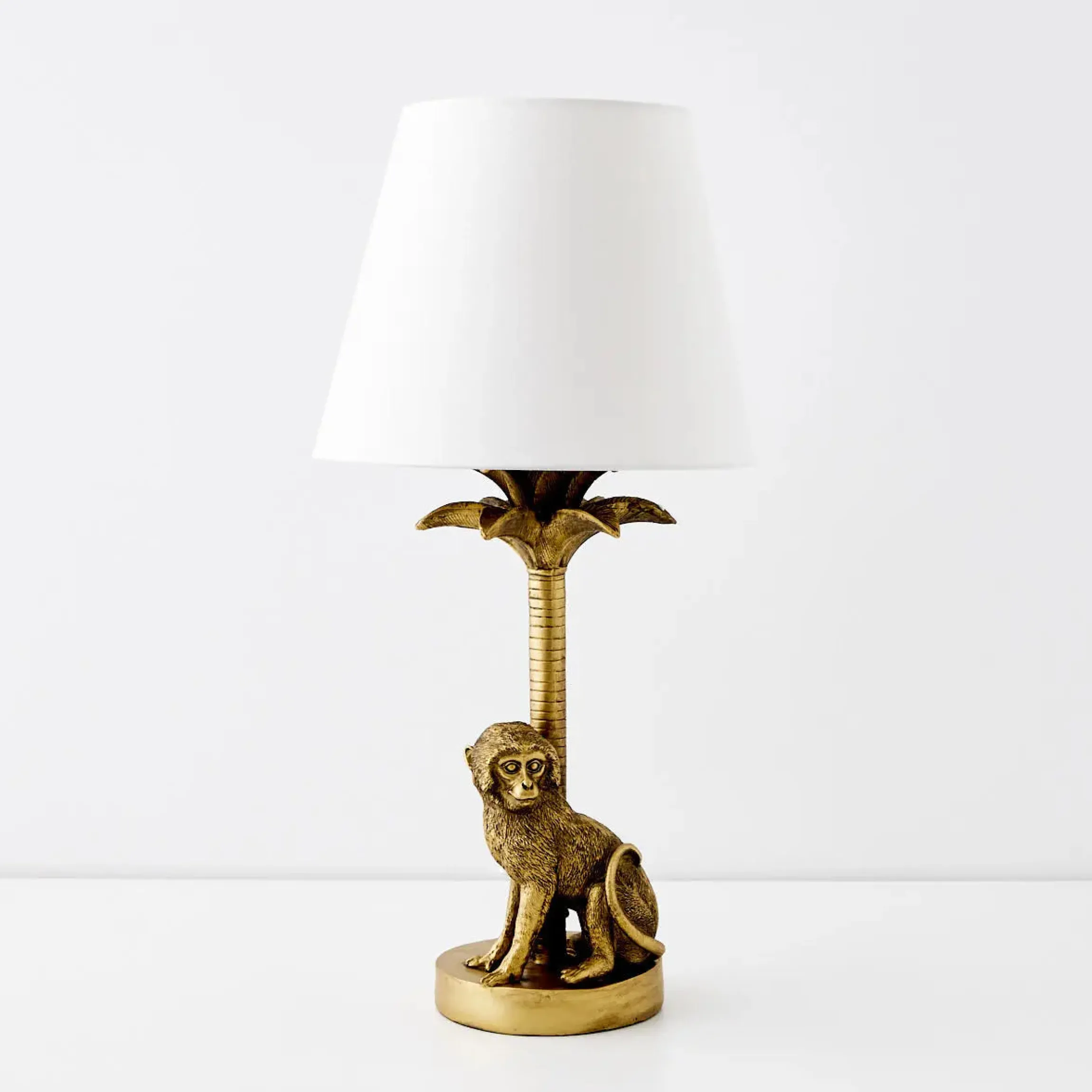 GigiandTom Charlie Chimp Resin Table Lamp Gold| Furniture, Mirrors & Lighting