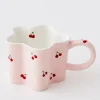GigiandTom Cherry Ceramic Mug Pink| Pre-order|Kitchen & Dining