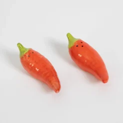 GigiandTom Chilli Cha Cha Ceramic Salt & Pepper Shakers| Kitchen & Dining