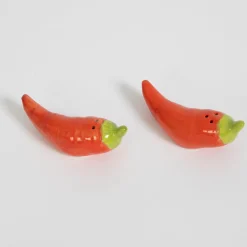GigiandTom Chilli Cha Cha Ceramic Salt & Pepper Shakers| Kitchen & Dining