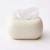 GigiandTom Chubby Ceramic Tissue Box Cover White| Pre-order|Decor