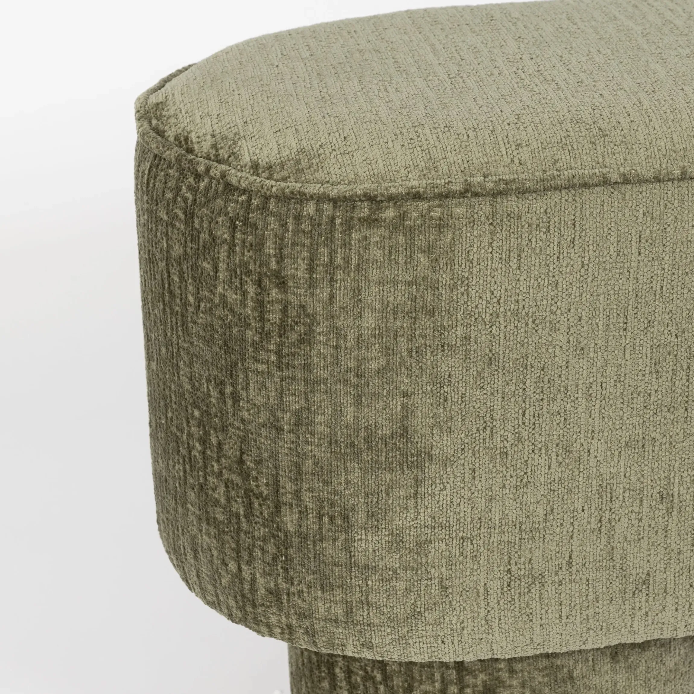 GigiandTom Chubby Chenille Bench Seat Green| Furniture, Mirrors & Lighting