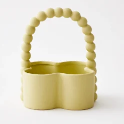 GigiandTom Clover Ceramic Fruit Bowl Green| Kitchen & Dining
