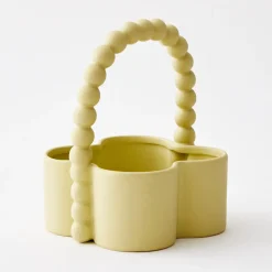 GigiandTom Clover Ceramic Fruit Bowl Green| Kitchen & Dining