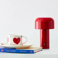 GigiandTom Cremini Touch Lamp Red| Furniture, Mirrors & Lighting