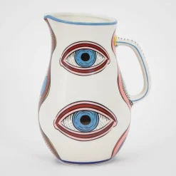 GigiandTom Evil Eye Ceramic Carafe| Kitchen & Dining