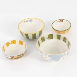 GigiandTom Fleur Ceramic Measuring Cups| Kitchen & Dining