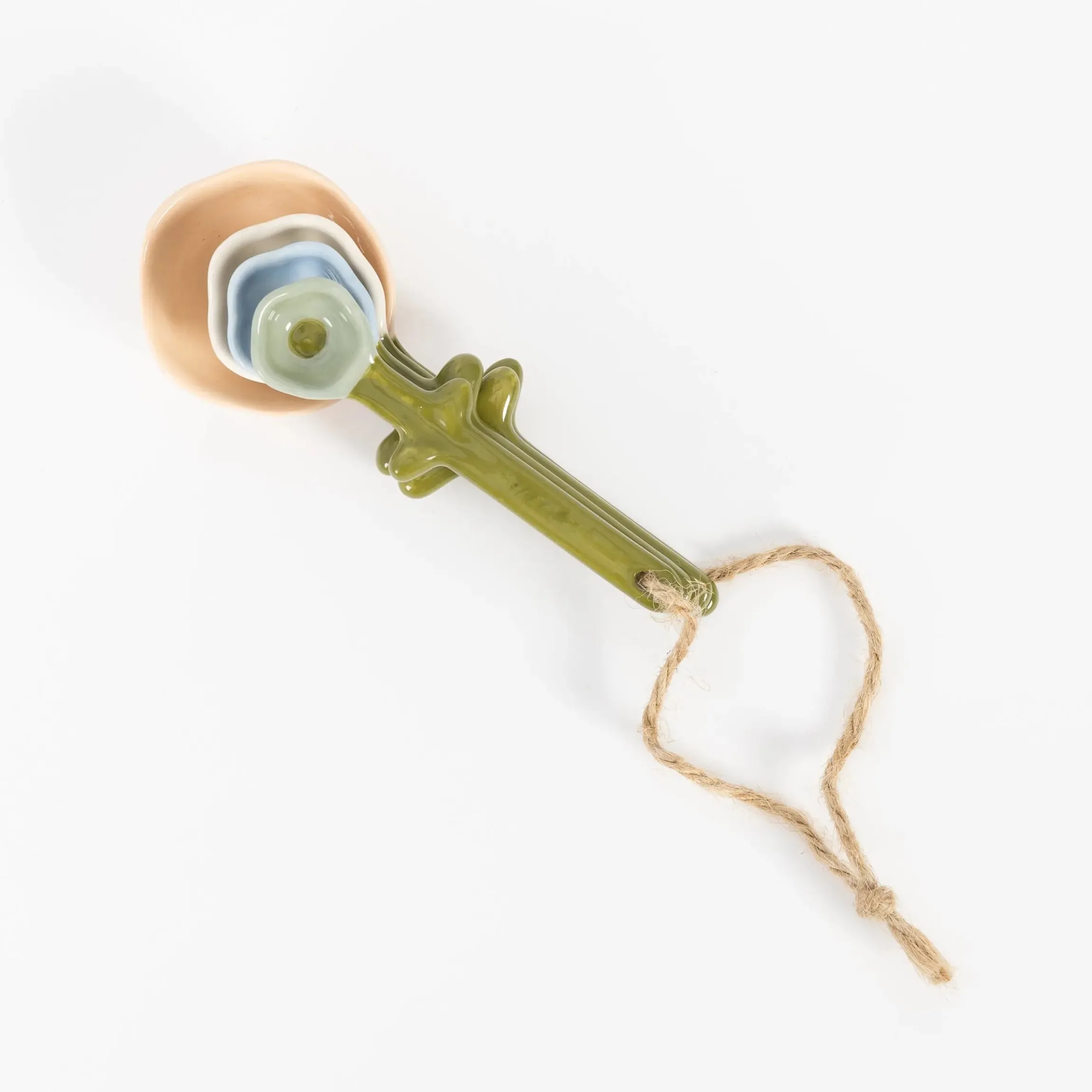 GigiandTom Fleur Ceramic Measuring Spoons| Kitchen & Dining