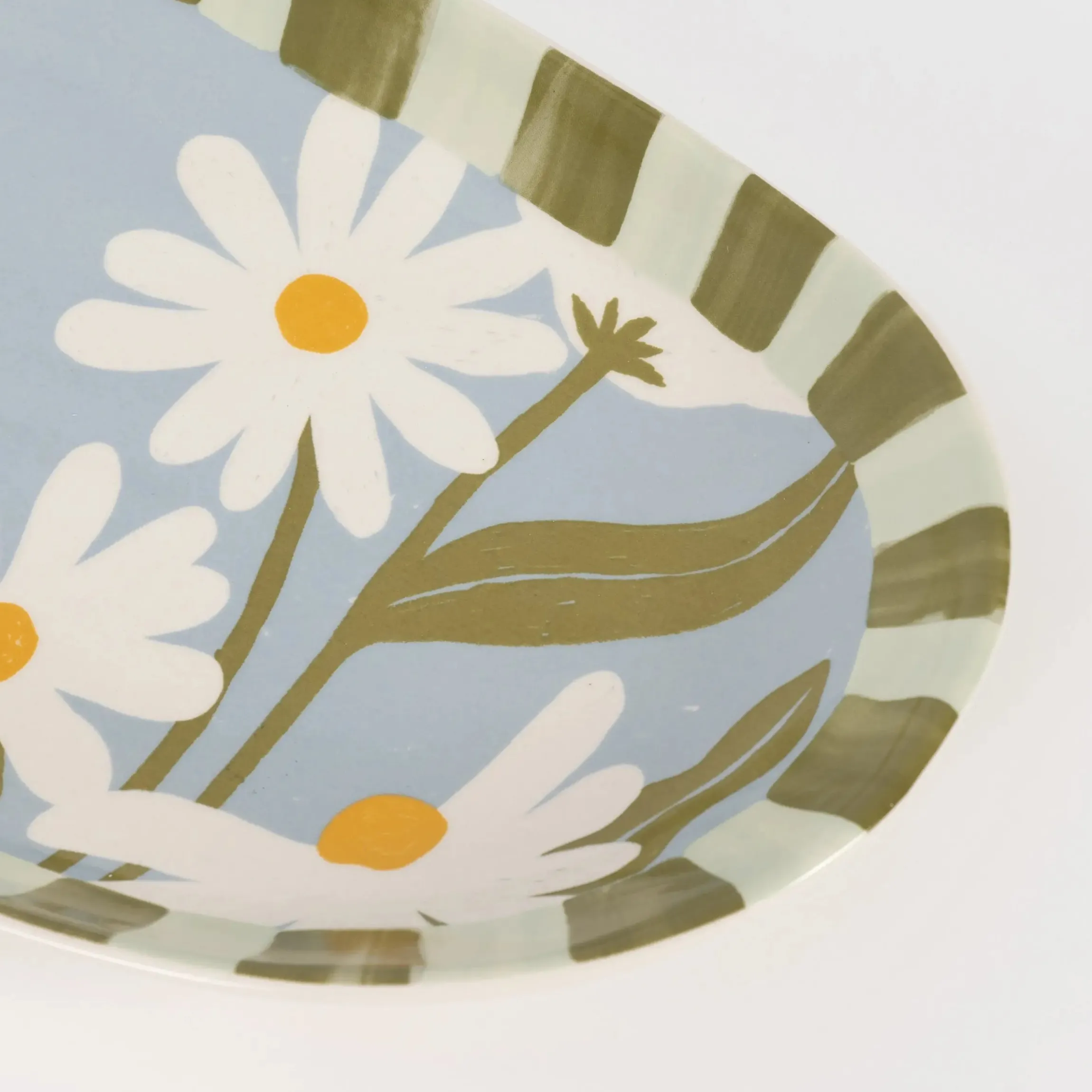 GigiandTom Fleur Ceramic Serving Tray| Kitchen & Dining