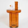 GigiandTom Glass Side Table Amber Glass| Furniture, Mirrors & Lighting