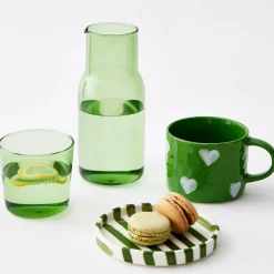 GigiandTom Heartfelt Ceramic Mug Green| Kitchen & Dining|Pre-order
