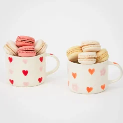 GigiandTom Heartfelt Ceramic Mug Pink Red| Pre-order|Kitchen & Dining