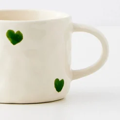 GigiandTom Heartfelt Ceramic Mug White| Pre-order|Kitchen & Dining