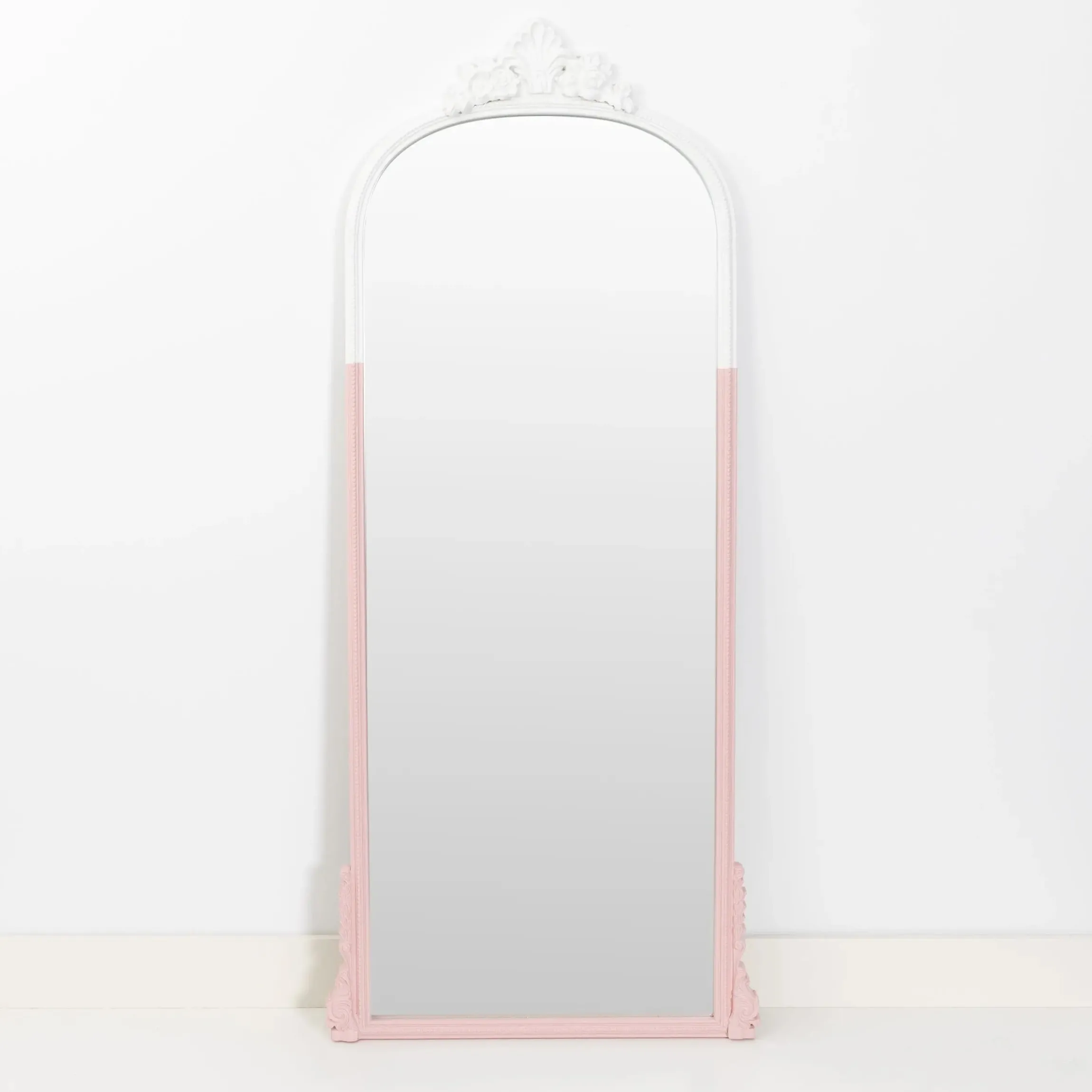 GigiandTom Her Majesty Full Length Mirror White/Pink| Furniture, Mirrors & Lighting
