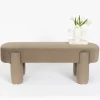 GigiandTom Lego Velvet Bench Seat Taupe| Furniture, Mirrors & Lighting