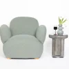 GigiandTom Mallow Boucle Accent Chair Sea Mist| Furniture, Mirrors & Lighting