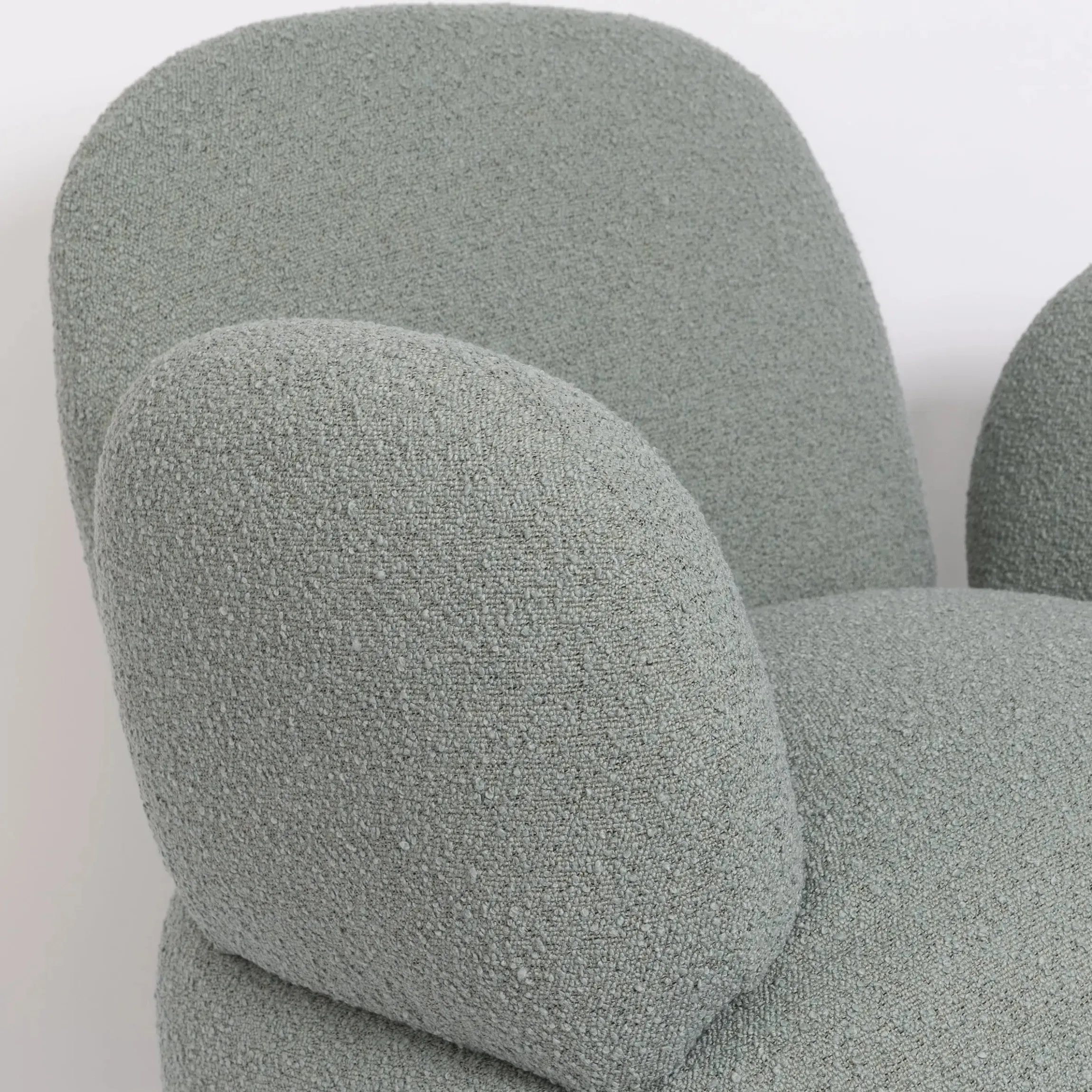 GigiandTom Mallow Boucle Accent Chair Sea Mist| Furniture, Mirrors & Lighting