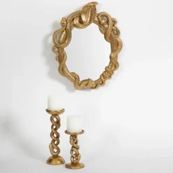 GigiandTom Medusa Oval Resin Wall Mirror| Furniture, Mirrors & Lighting