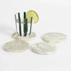 GigiandTom Nuvo Resin Coaster Set Alpine| Kitchen & Dining