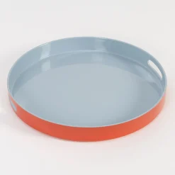 GigiandTom Oslo Circular Serving Tray Red/Blue| Kitchen & Dining