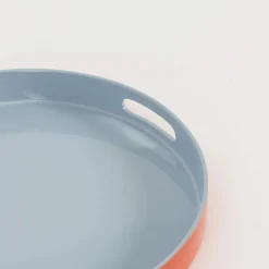 GigiandTom Oslo Circular Serving Tray Red/Blue| Kitchen & Dining
