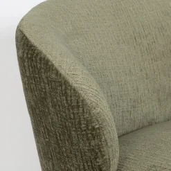 GigiandTom Peacock Chenille Accent Chair Green| Furniture, Mirrors & Lighting